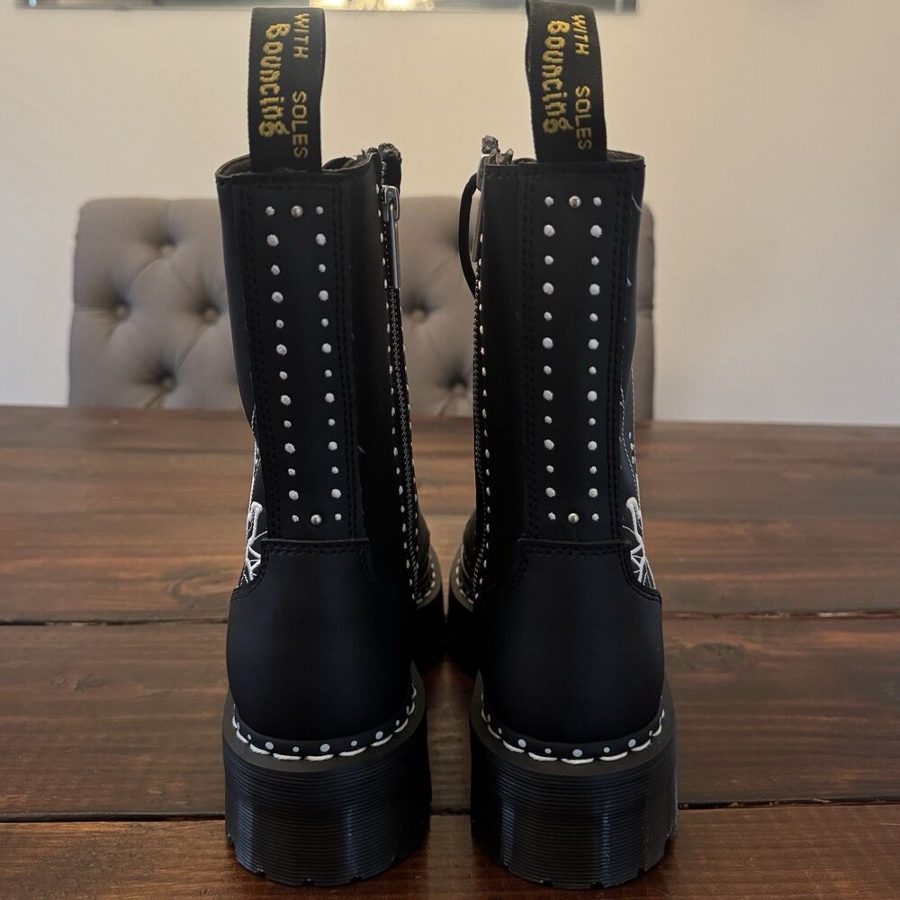 Dr Martens Jadon Hi Solar Flare Platform Boots - Picture 4 of 8